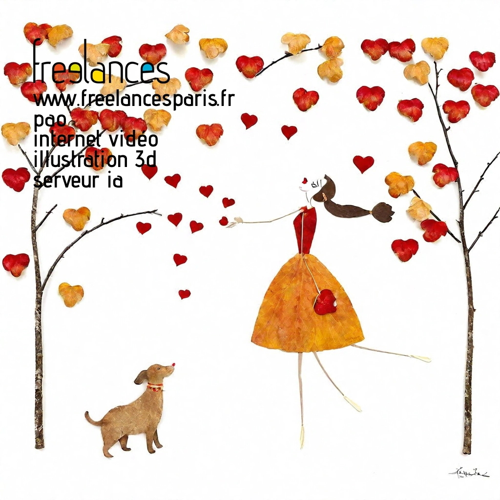 Pao mise en page internet vidéo illustration 3d serveur IA générative AI freelance paris studio de création magazines yroyhbn0